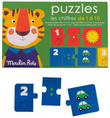 Puzzle pour apprendre les chiffres